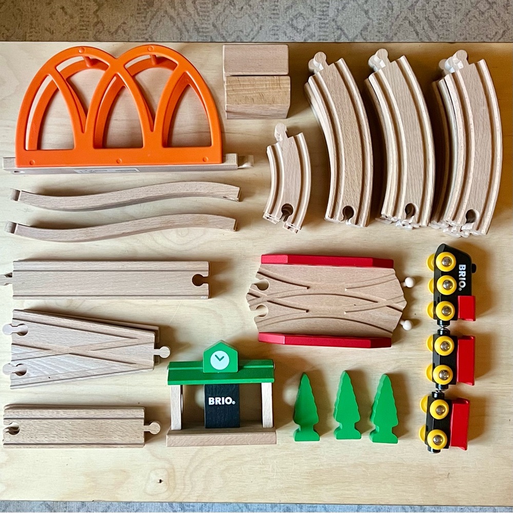 BRIO & IKEA LILLABO wooden train set